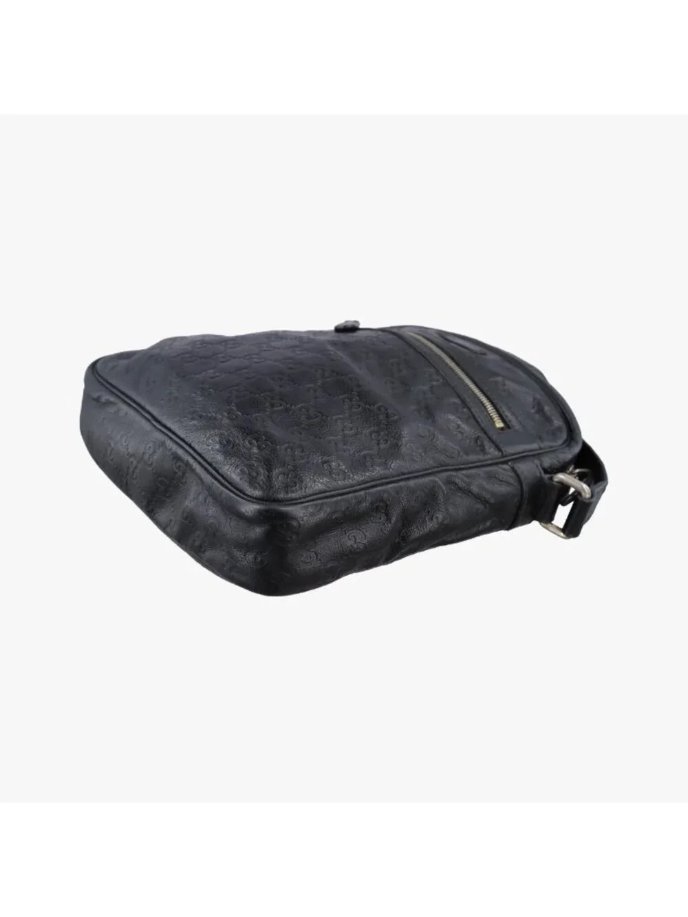 Gucci GG Supreme Messenger Black Leather